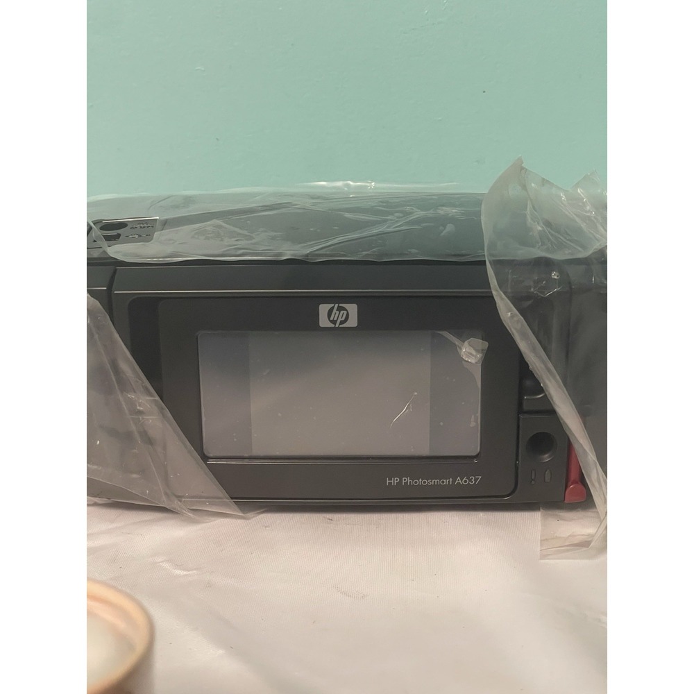 HP Photosmart A637 Compact Photo Printer Q8638A NEW No Cord No Box‎